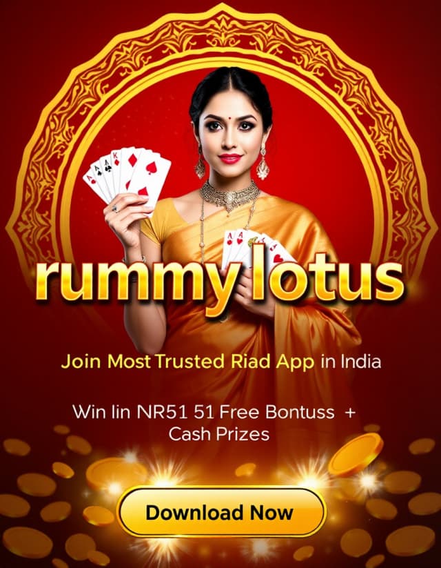 Rummy Lotus Banner